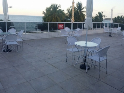 Flat Temporada na orla de cabo branco.